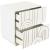 Turin 2-Drawer Wood Veneer Nightstand