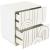 Turin 2-Drawer Wood Veneer Nightstand