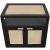 Cambria 2-Door Wood Veneer & Natural Cane Nightstand
