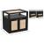 Cambria 2-Door Wood Veneer & Natural Cane Nightstand
