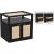 Cambria 2-Door Wood Veneer & Natural Cane Nightstand