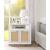 Cambria 2-Door Wood Veneer & Natural Cane Nightstand