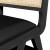 Abby Faux Leather & Cane Side Chair