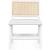 Abby Faux Leather & Cane Side Chair