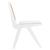 Abby Faux Leather & Cane Side Chair