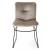 Annie Soft Fabric/Metal Customizable Dining Chair