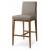 Bess Fabric/Wood Customizable Counter Stool
