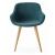 Igloo Fabric/Wood Customizable Dining Armchair