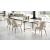 Foyer Fabric/Metal Customizable Upholstered Open-Back Dining Chair