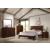 Serenity Wood Panel Bed, California King Size
