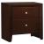 Serenity Wood Nightstand w/2 Drawers