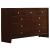Serenity Wood Dresser w/9 Drawers