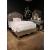 Eliora Leatherette/Mirror/Wood Tufted Panel Bed