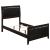 Carlton Leatherette/Wood Panel Bed, Twin Size
