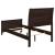 Carlton Leatherette/Wood Panel Bed
