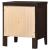 Carlton Wood Nightstand w/2 Drawers