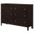 Carlton Wood Double Dresser w/6 Drawers