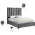 Enzo Velvet King Size Bed