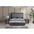 Roma Bonded Leather LED Platform Queen Size Bed