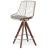 Tiger Metal Swivel Stool w/Pyramid Base