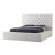 SM Landmark Tufted Vinyl Storage Platform King Size Bed