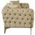 Aurora Faux Leather Loveseat