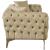 Aurora Faux Leather Loveseat