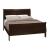 Louis Philippe Wood Panel Sleigh Bed, Queen Size
