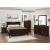 Louis Philippe Wood Panel Sleigh Bed, Eastern King Size