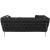 Aurora Faux Leather Loveseat