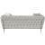 Aurora Faux Leather Loveseat