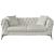 Aurora Faux Leather Loveseat