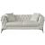Aurora Faux Leather Loveseat