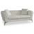 Aurora Faux Leather Loveseat