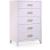 Bowtie 5-Drawer Wood Chest