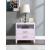 Bowtie 2-Drawer Wood Veneer Nightstand