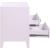 Bowtie 2-Drawer Wood Veneer Nightstand