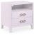 Bowtie 2-Drawer Wood Veneer Nightstand