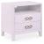Bowtie 2-Drawer Wood Veneer Nightstand