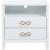 Bowtie 2-Drawer Wood Veneer Nightstand
