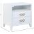 Bowtie 2-Drawer Wood Veneer Nightstand