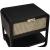 Sage 1-Drawer Wood Nightstand with Natural Cane Drawer Front