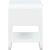 Sage 1-Drawer Wood Nightstand with Natural Cane Drawer Front