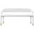 Destiny Boucle Fabric Bench