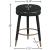 Coral Boucle Fabric Swivel Counter Stool