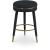 Coral Boucle Fabric Swivel Counter Stool