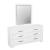 Jessica Rectangular Mirror White