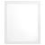 Jessica Rectangular Mirror White