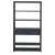 East End MDF & Wood Veneer Accent Bookcase w/6 Shelf & Drawer
