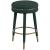 Coral Boucle Fabric Swivel Counter Stool